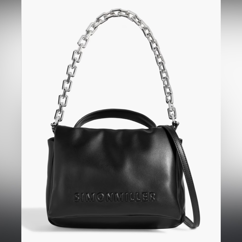 Simon Miller Linked Turnover Faux Leather
Shoulder Bag